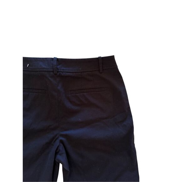 NWT Talbots Womens Navy Blue Flat Front Cotton Stretch Chino Perfect Shorts Sz 6 - Picture 7 of 13